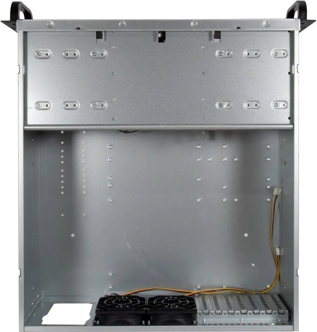 Inter-Tech 4U 40248 Rack - 11x 3.5" 4x 2.5" - Zwart/Grijs - afbeelding 6 van 6