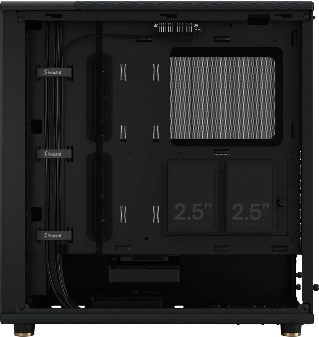Fractal Design North Black ATX Semi-tower - 2x 2.5/3.5 inch