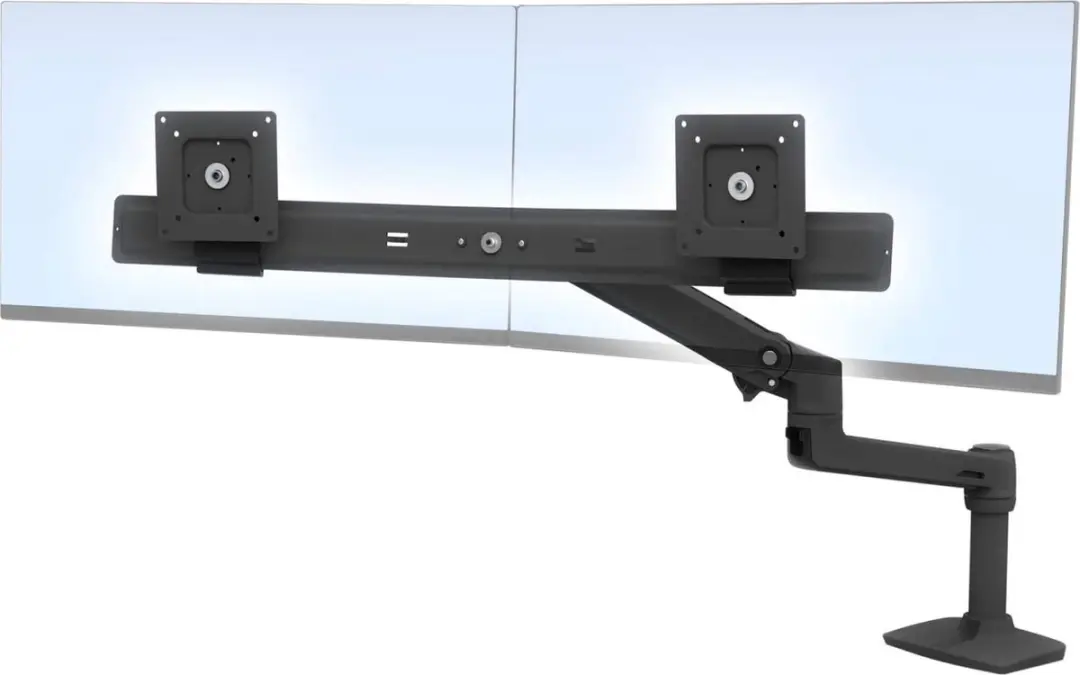Ergotron LX Dual Monitor Arm 45-489-224 - Zwart