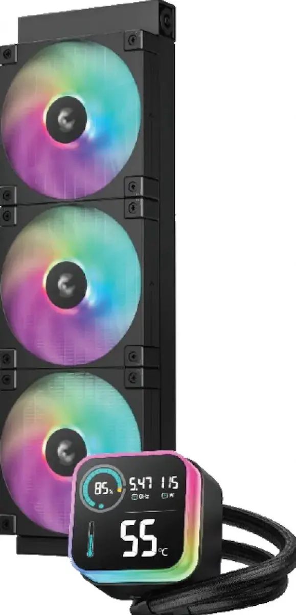 DeepCool LQ360 Vloeistofkoelsysteem - 360mm - 3x ARGB Fans - Zwart
