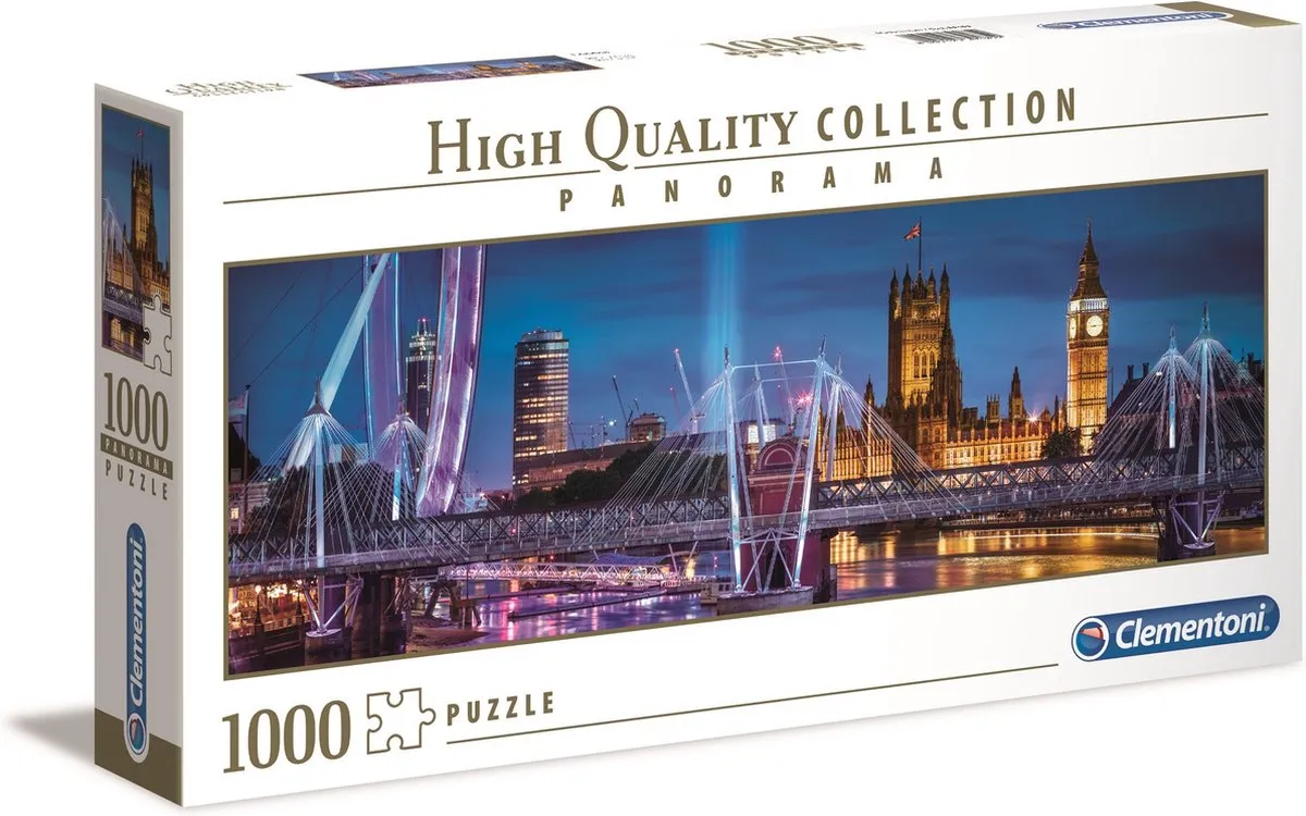 Clementoni London Puzzel 1000 Stukjes - Multicolor