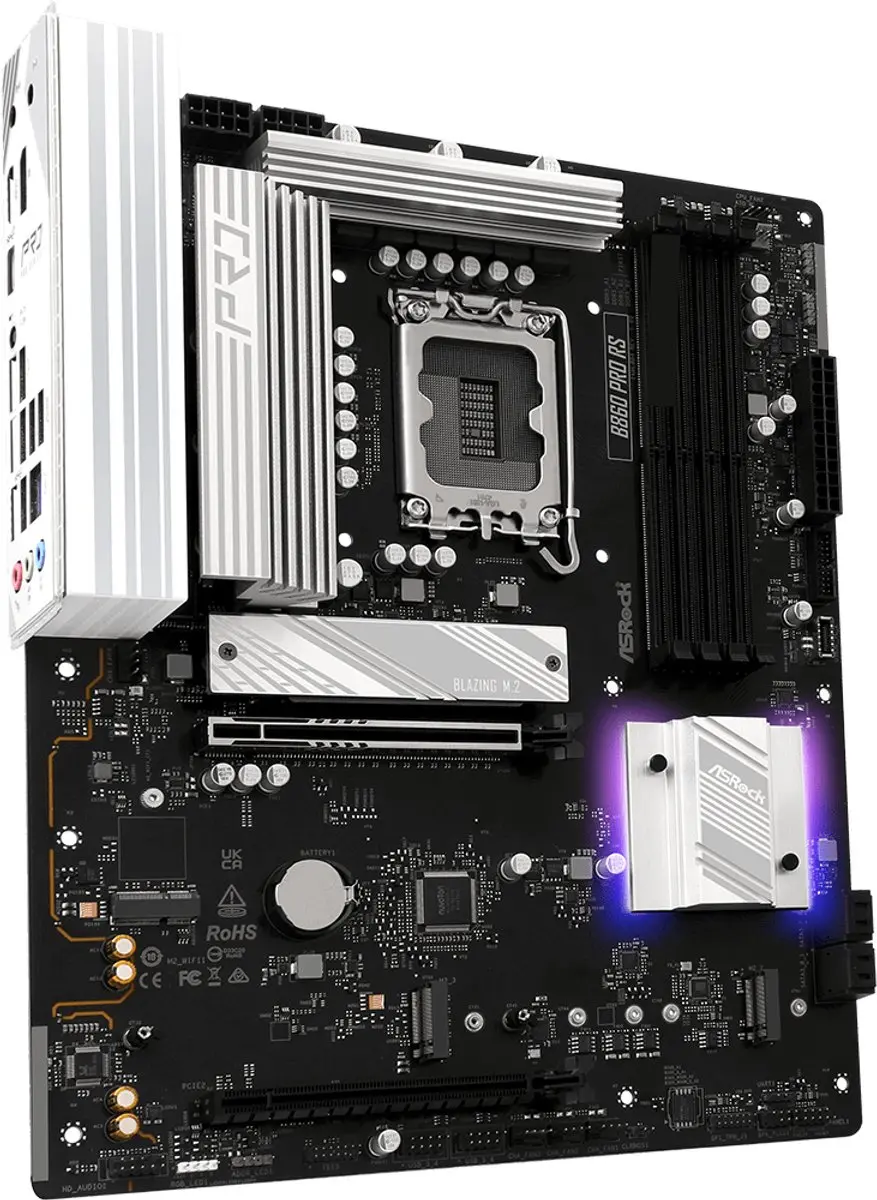 ASRock B860 Pro RS B860 LGA1851 ATX Moederbord - 90-MXBRM0-A0UAYZ