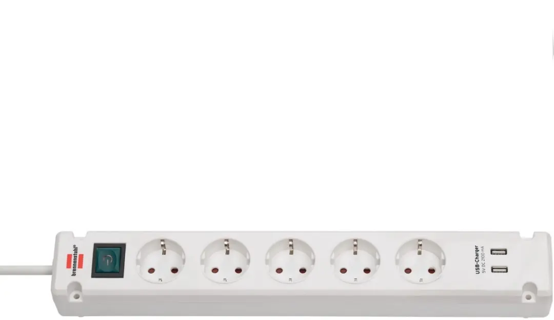 Brennenstuhl Bremounta USB Stekkerdoos 5x