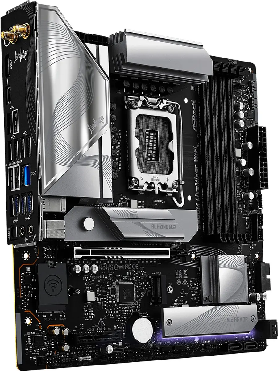 ASRock B860M LiveMixer WiFi - microATX - LGA1851