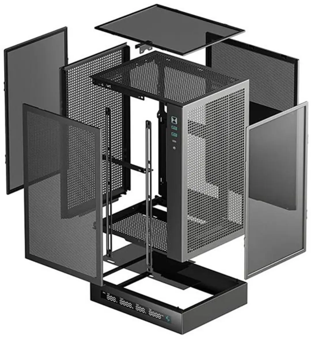 DeepCool CH170 Digital PC-Case - 2x 2.5" / 1x 3.5"
