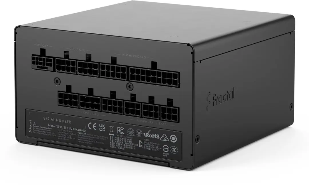 Fractal Design FD-P-IA3G-100-EU Voeding 1000W - Zwart