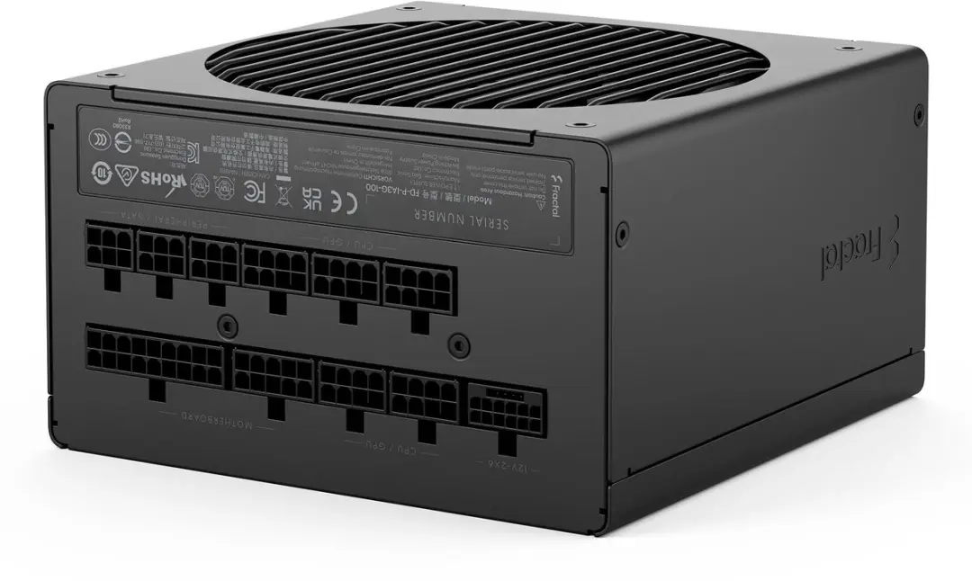 Fractal Design FD-P-IA3G-100-EU Voeding 1000W - Zwart
