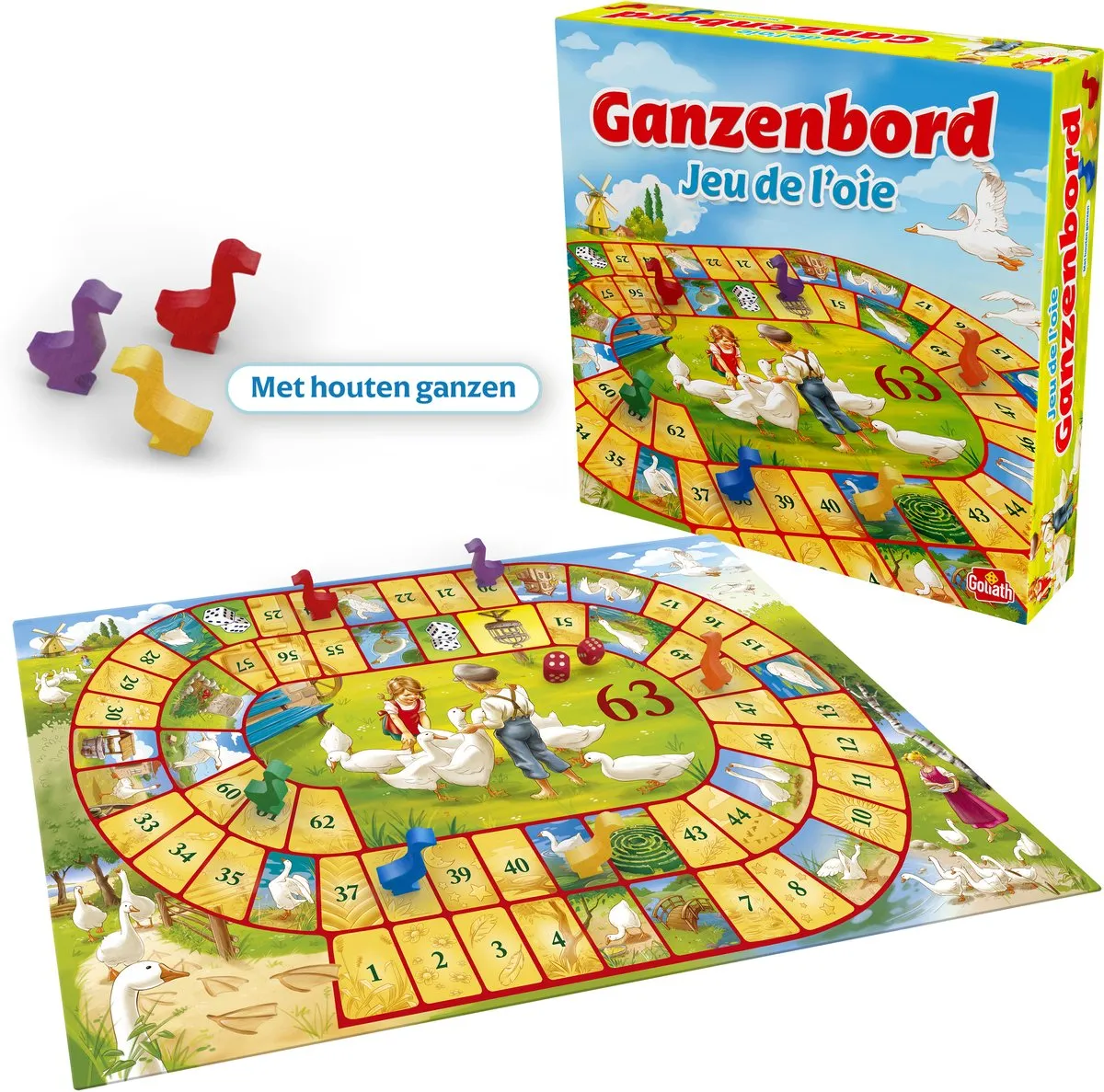 Goliath Ganzenbord Bordspel 926262 - 2-6 Spelers