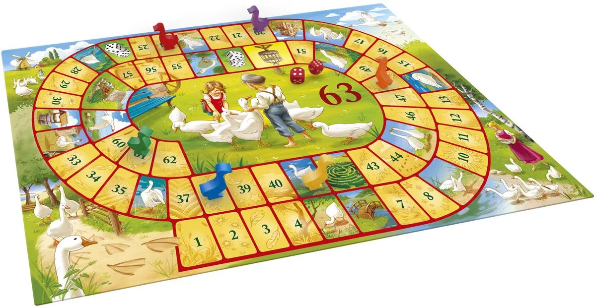 Goliath Ganzenbord Bordspel 926262 - 2-6 Spelers - afbeelding 6 van 6