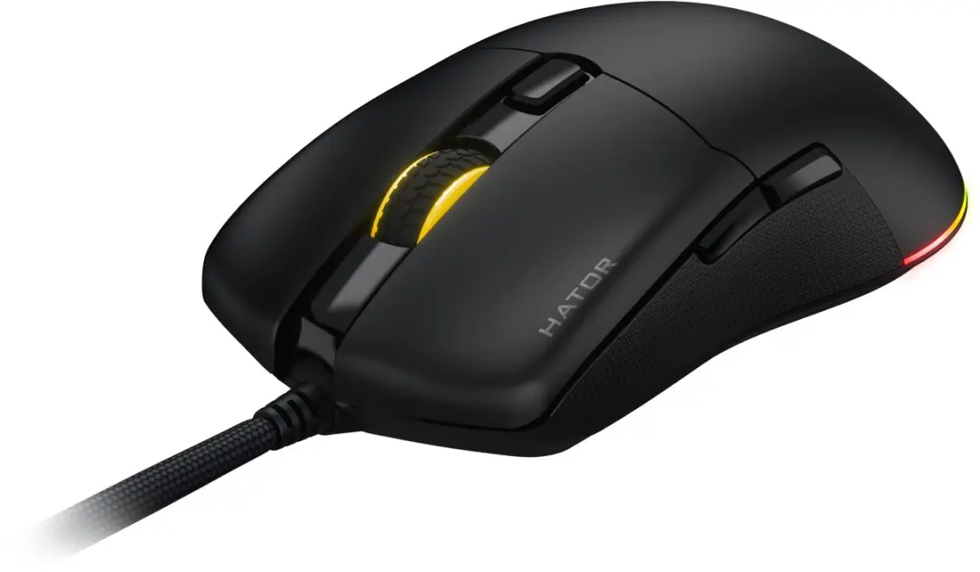 Hator Pulsar 3 HTM610 Gamingmuis - Ambidextrous - 12.000 DPI - Zwart - afbeelding 6 van 6