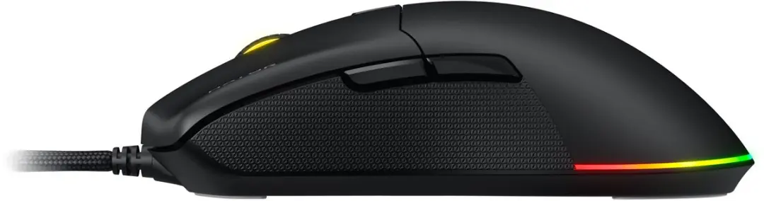 Hator Pulsar 3 HTM610 Gamingmuis - Ambidextrous - 12.000 DPI - Zwart
