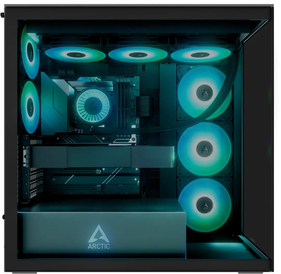 Arctic Xtender Midi Tower - Zwart