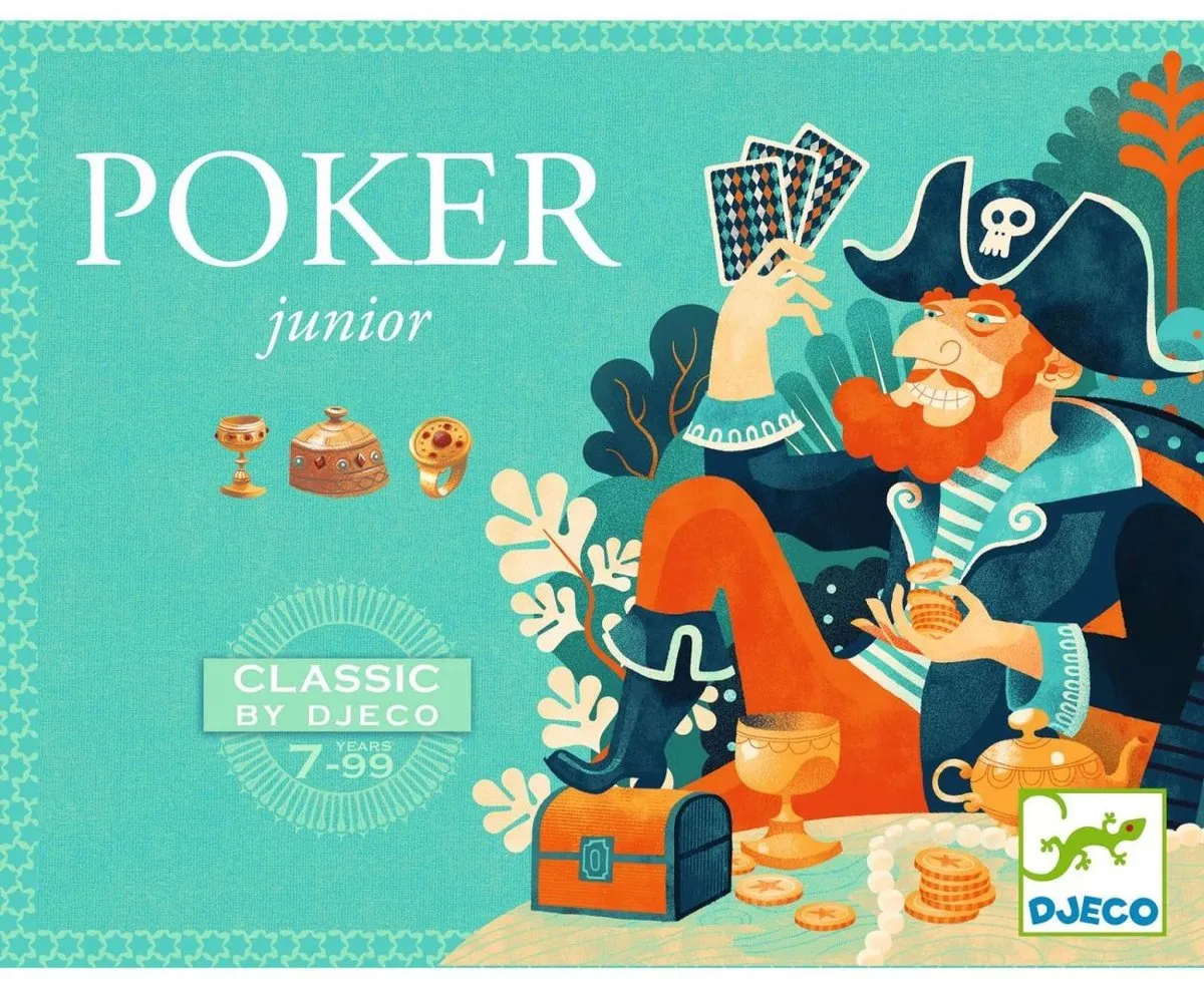 Djeco Poker Junior - 2-4 Spelers