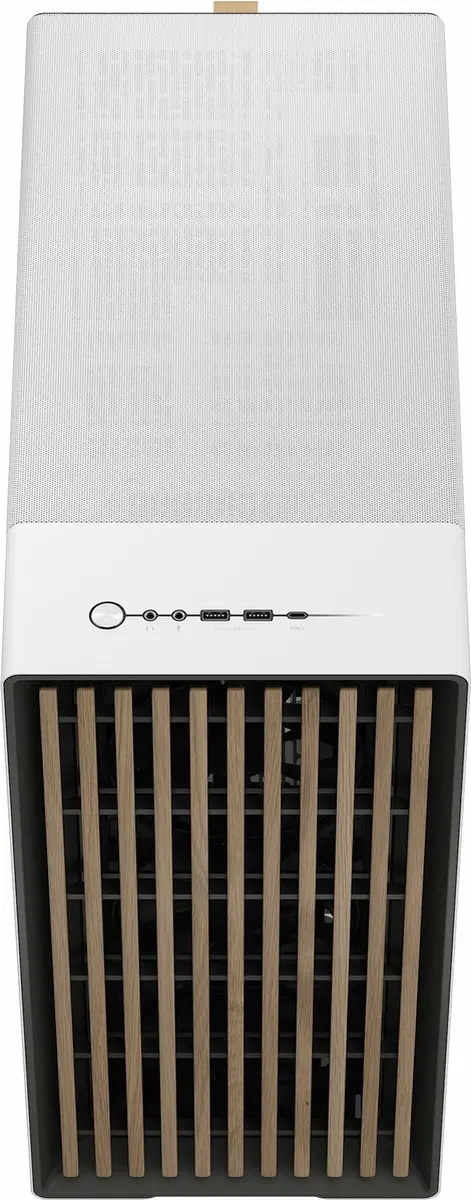Fractal Design North XL TGC Chalk White - ATX Behuizing - 3 Ventilatoren