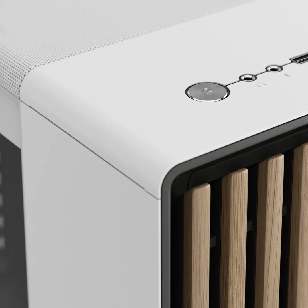 Fractal Design North XL TGC Chalk White - ATX Behuizing - 3 Ventilatoren