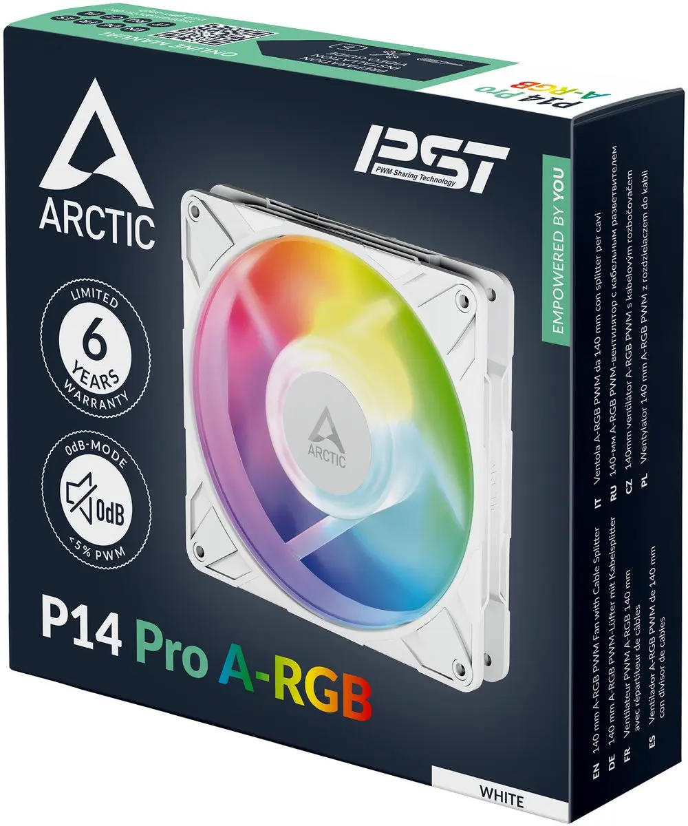 Arctic P14 Pro A-RGB Ventilator 140mm - Wit