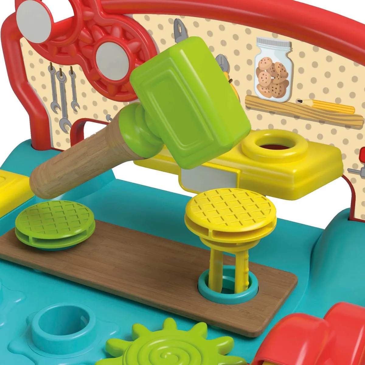 Clementoni Baby Werkbank Montessori Speelgoed 17968 - Multicolor