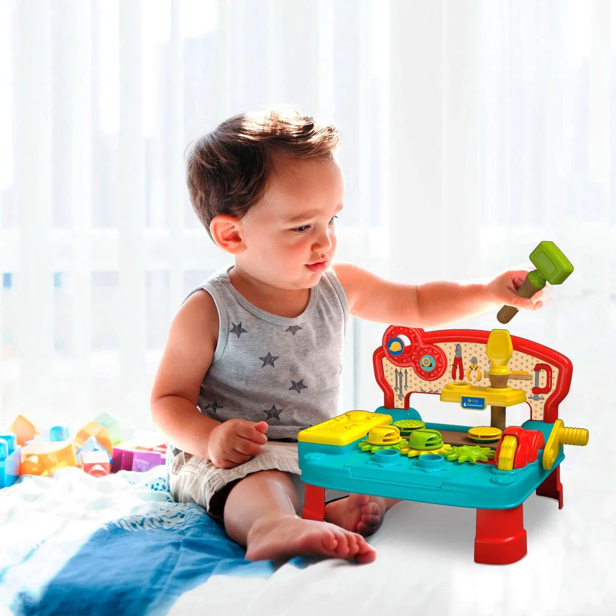 Clementoni Baby Werkbank Montessori Speelgoed 17968 - Multicolor