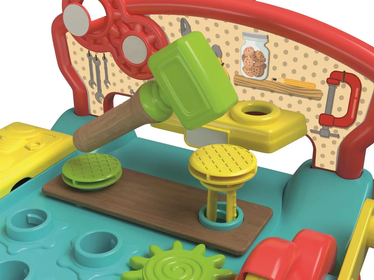 Clementoni Baby Werkbank Montessori Speelgoed 17968 - Multicolor - afbeelding 6 van 6