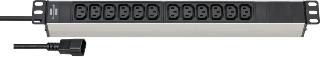 Brennenstuhl Alu-Line 19" Stekkerdoos 12-voudig 2m
