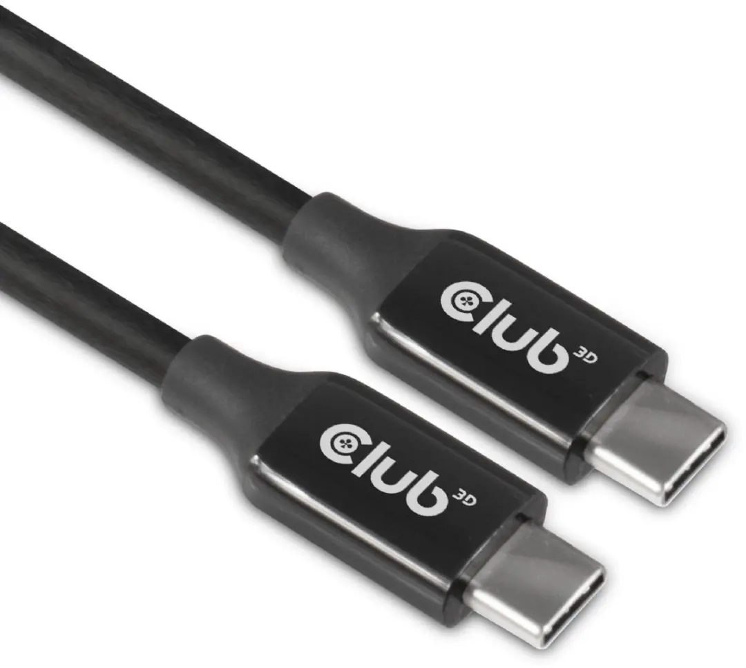 Club3D CAC-1535 USB-C Kabel 10Gbps 8K60Hz 5m - Zwart - afbeelding 6 van 6