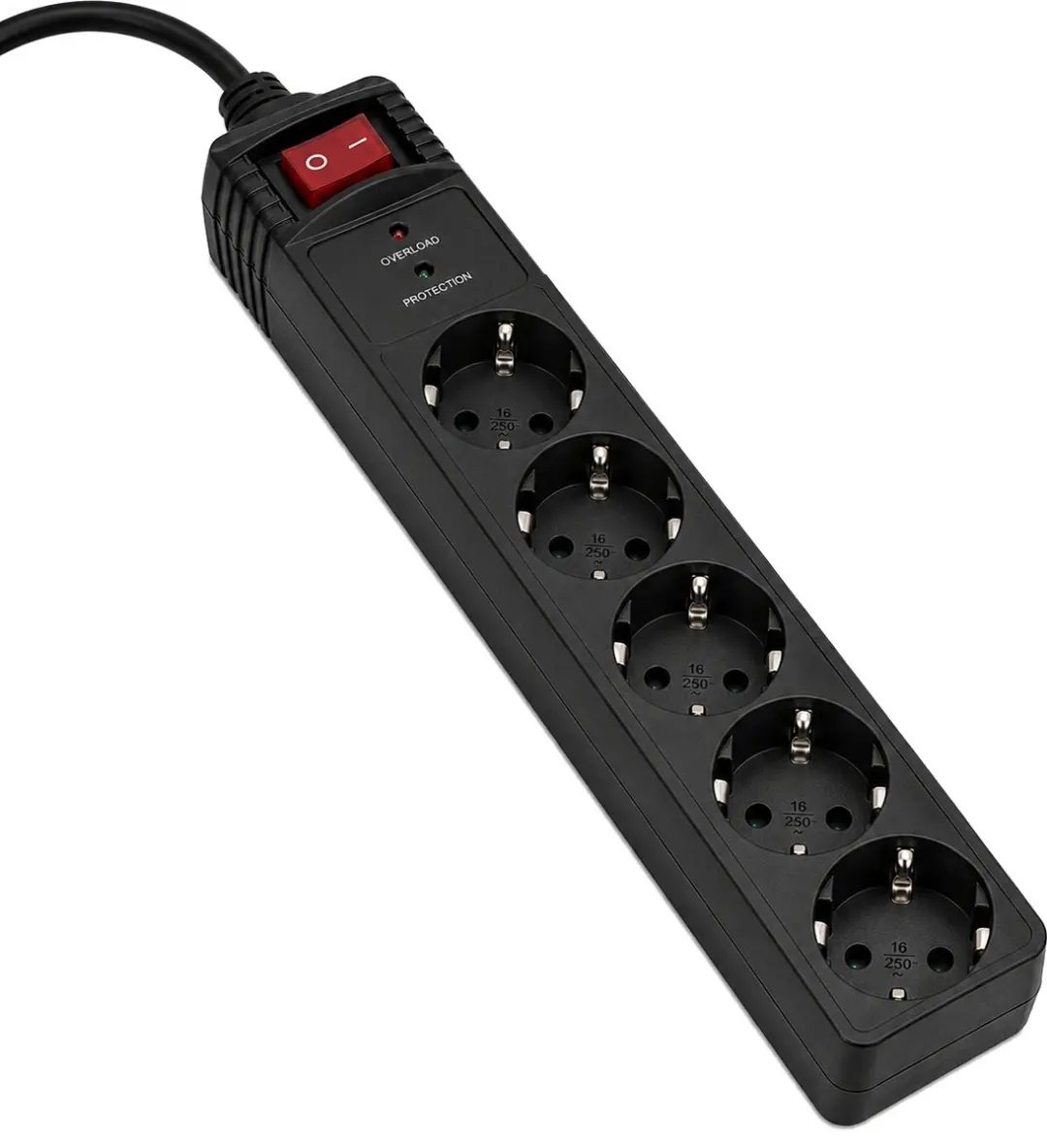 EnerGenie SPG5-C-10 Stekkerdoos 5x - Zwart