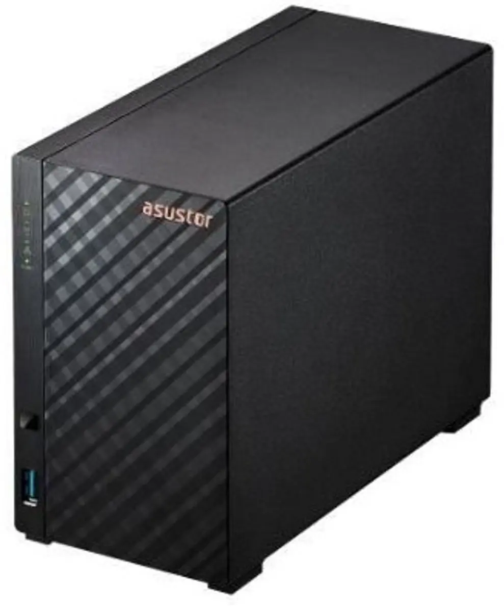 Asustor AS1202T NAS Server - 2 Sloten - Zwart