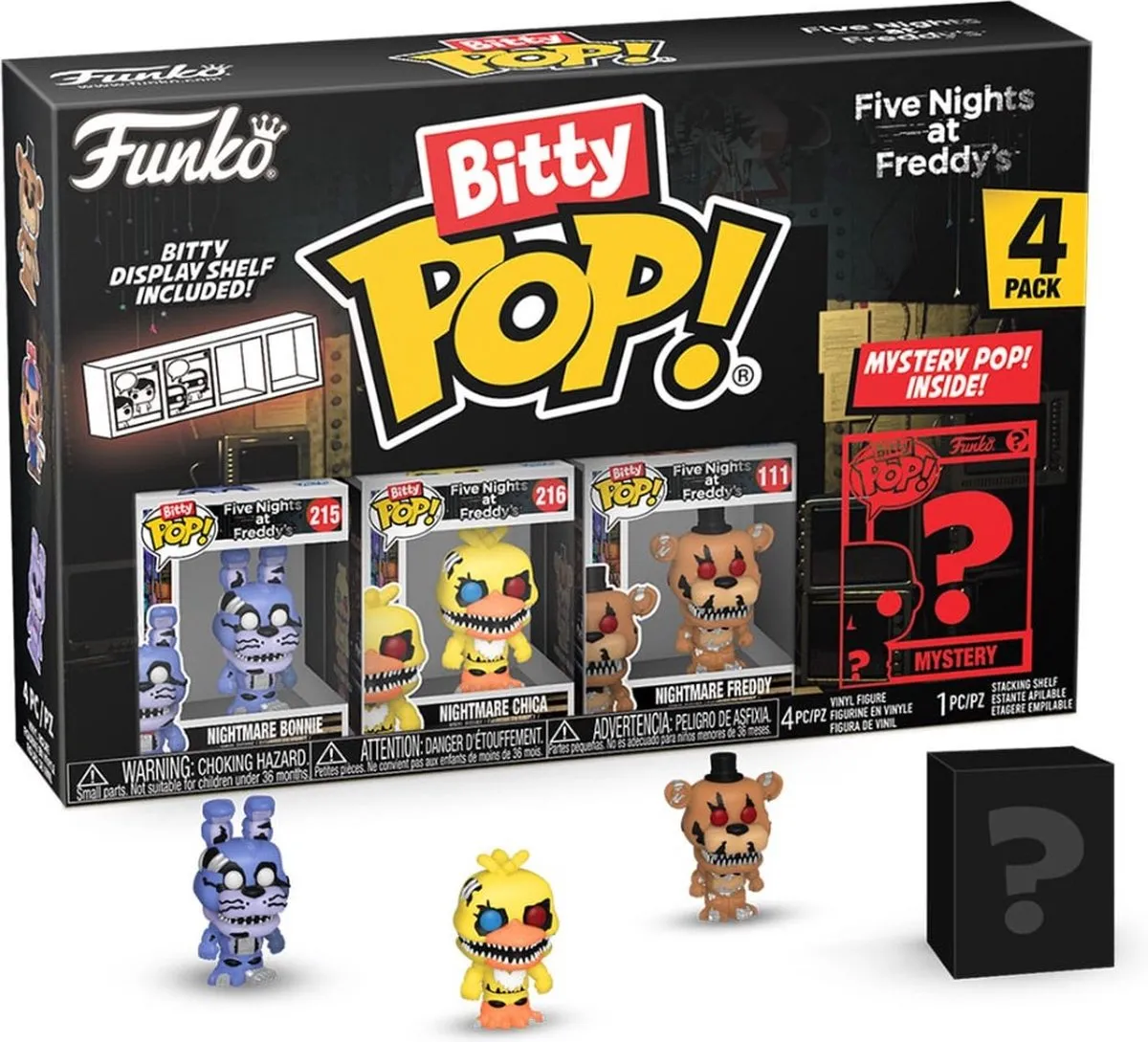 Funko Pop! FIVE NIGHTS AT FREDDY'S Bitty Pop 4 Pack