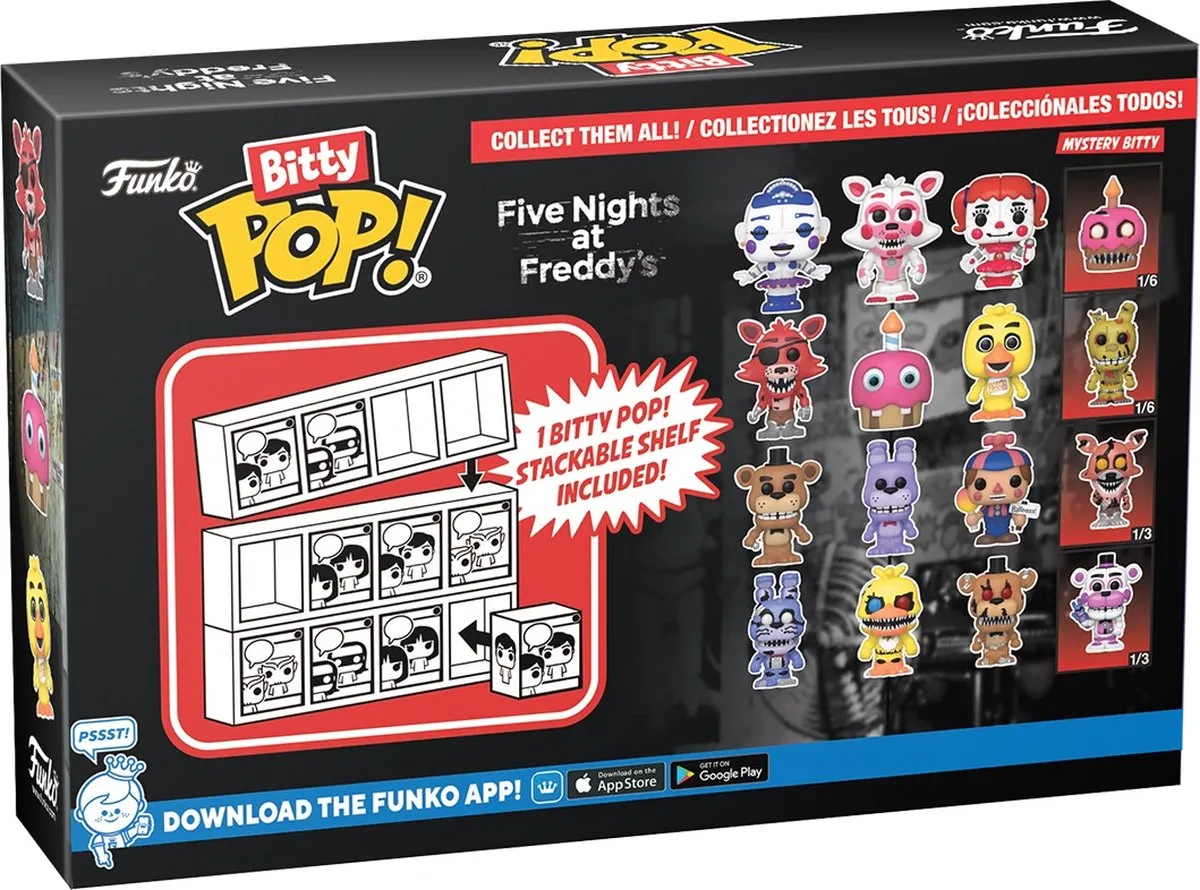 Funko Pop! FIVE NIGHTS AT FREDDY'S Bitty Pop 4 Pack - Nightmare Bonnie - 73047