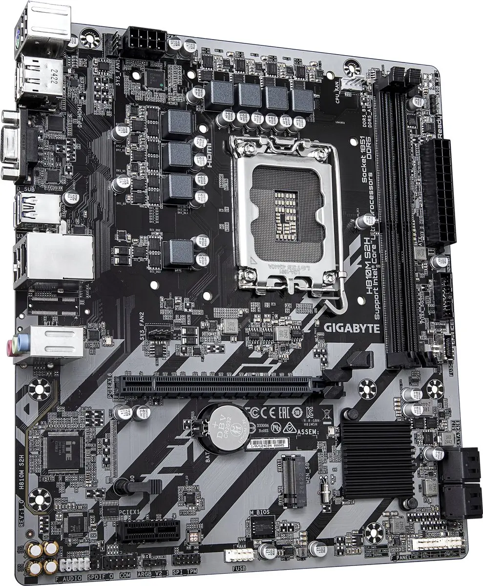 Gigabyte H810M S2H Moederbord - Intel DDR5 - Matx