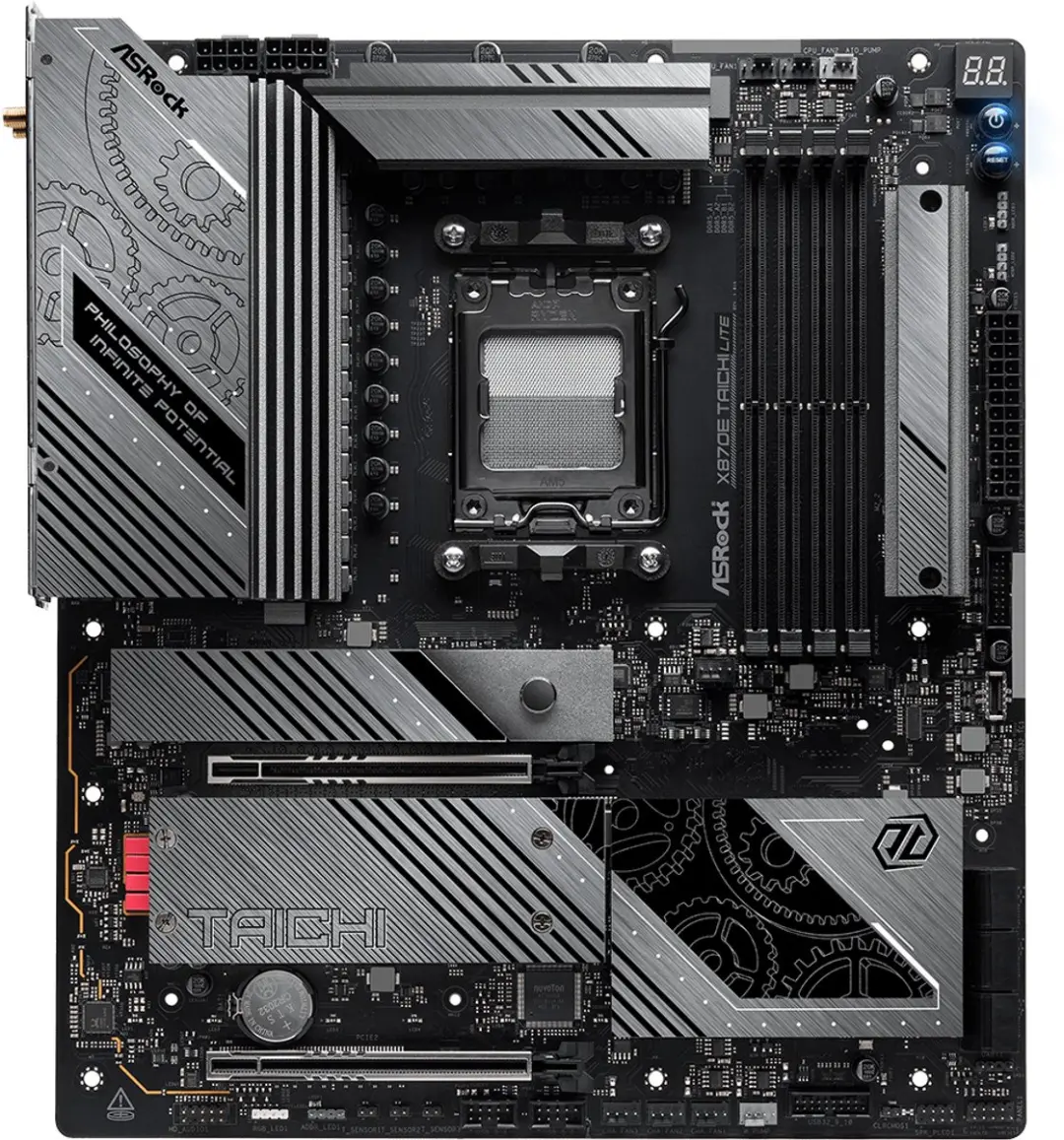 ASRock X870E Taichi Lite AM5 Moederbord - Wi-Fi 7