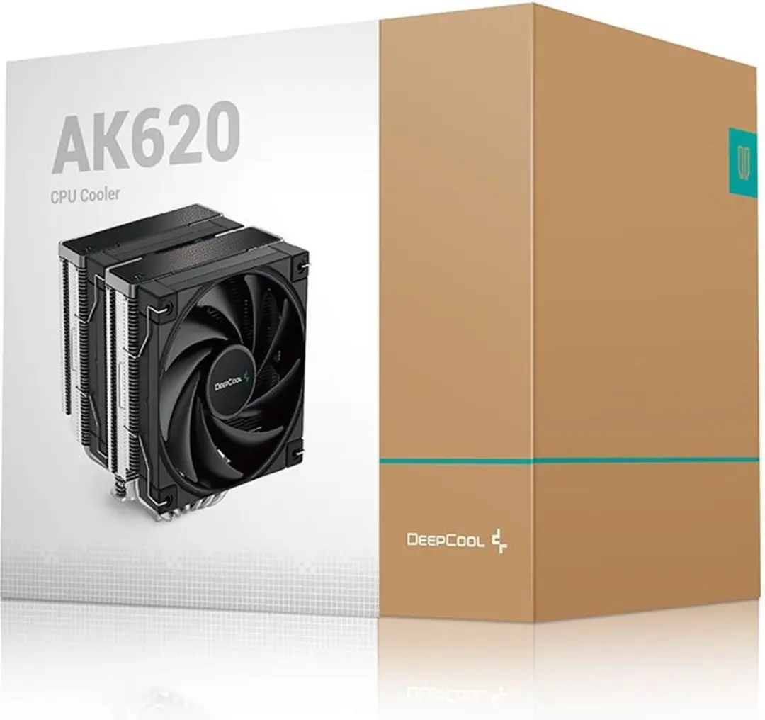 DeepCool AK620 Koeler - 2x 12cm Ventilatoren - Zwart