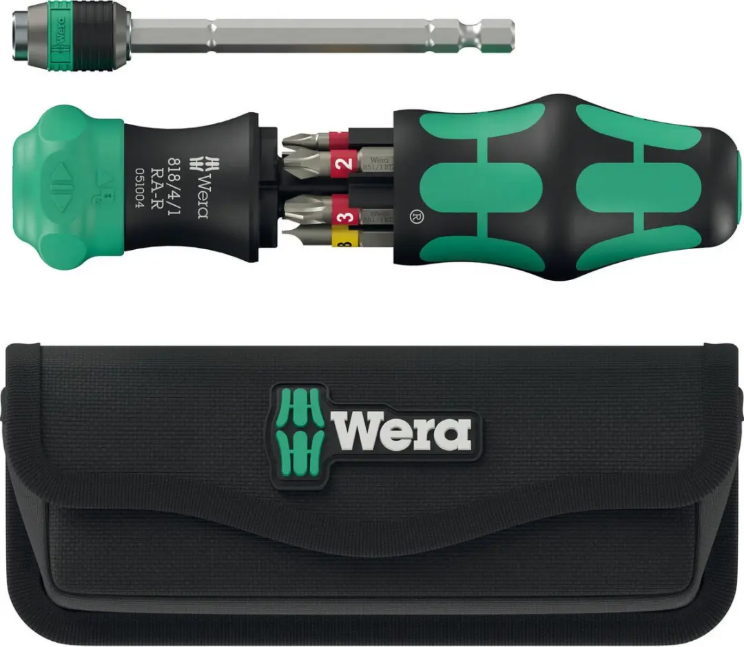 Wera Kraftform Kompakt 25 RA-R Bitschroevendraaier 1/4