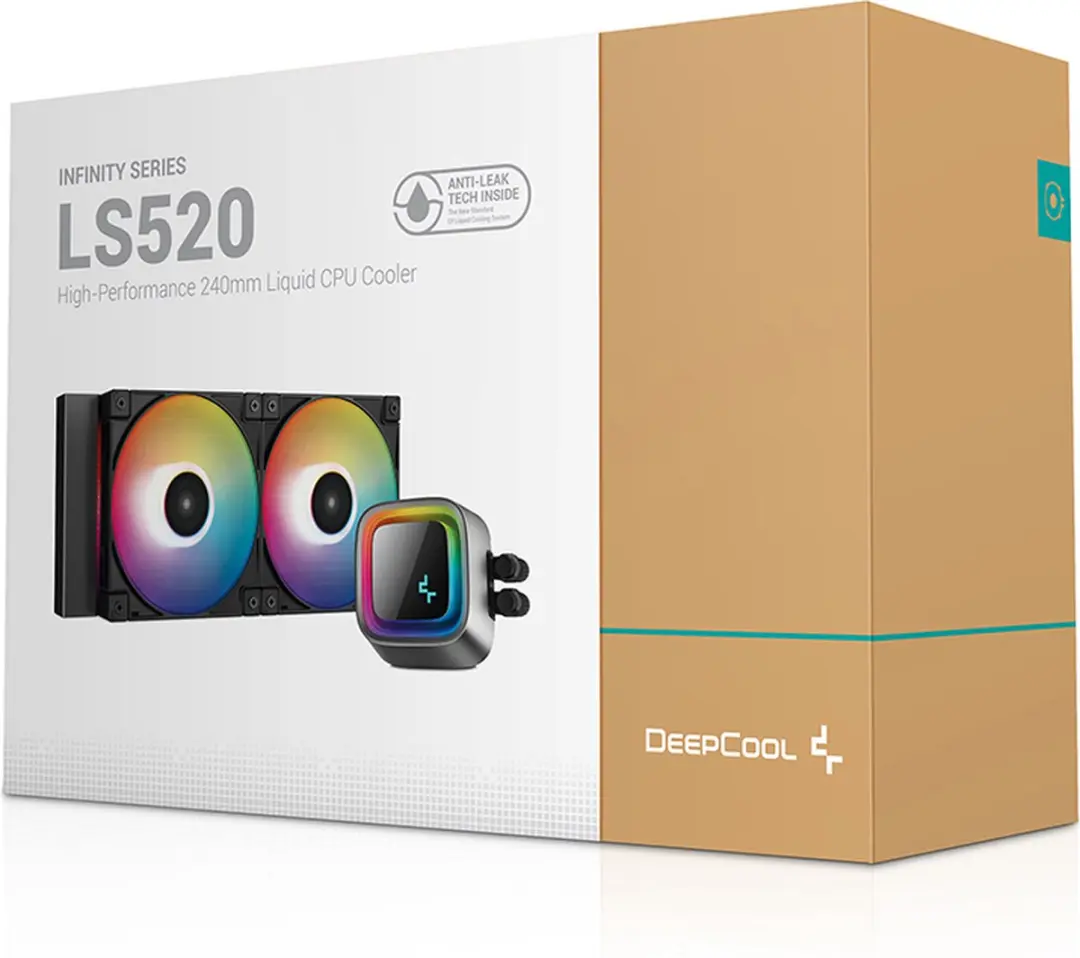 DeepCool LS520 CPU Koeler - Zwart