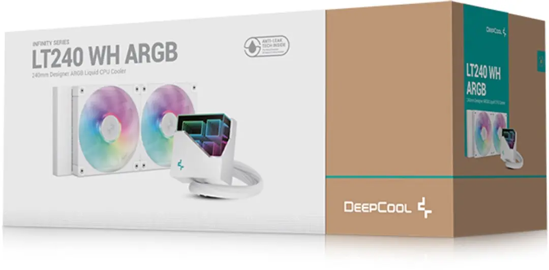 DeepCool LT240 WH ARGB Liquid CPU Cooler 240mm