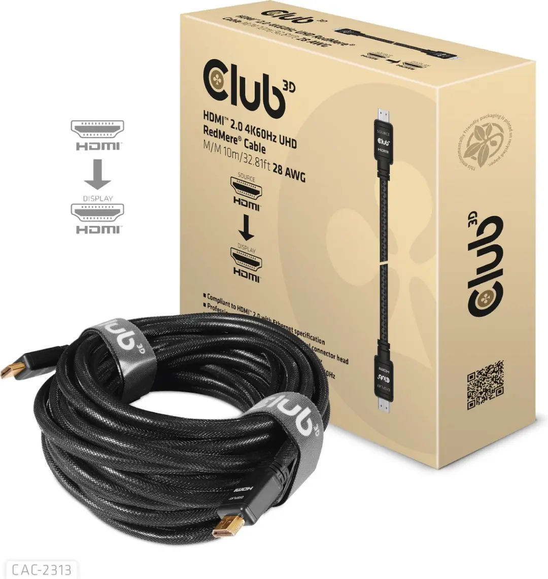 Club 3D HDMI 2.0 Kabel 4K60Hz 10m