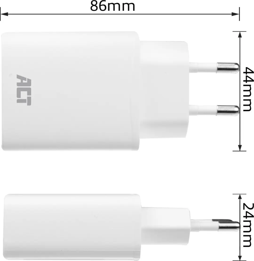 ACT AC2100 Oplader 20W - Wit