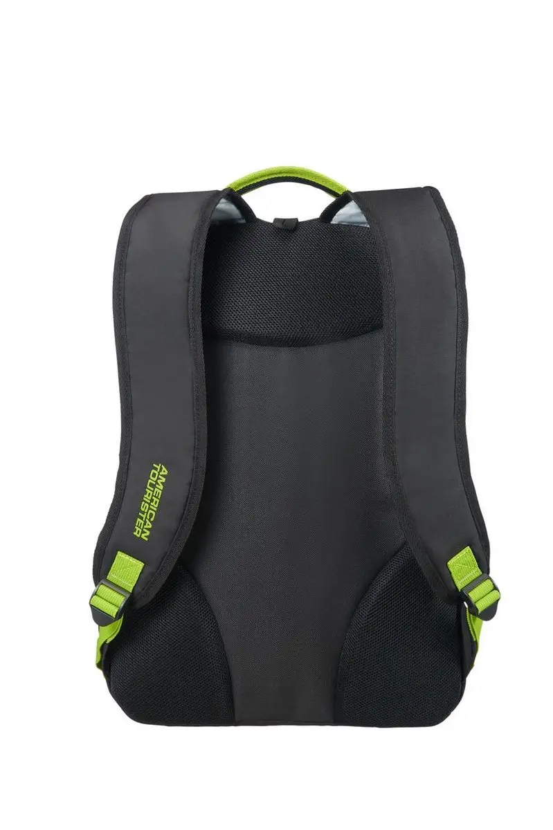 American Tourister Urban Groove UG4 Rugzak 27L - 15 inch Laptopvak - Zwart/Limoengroen