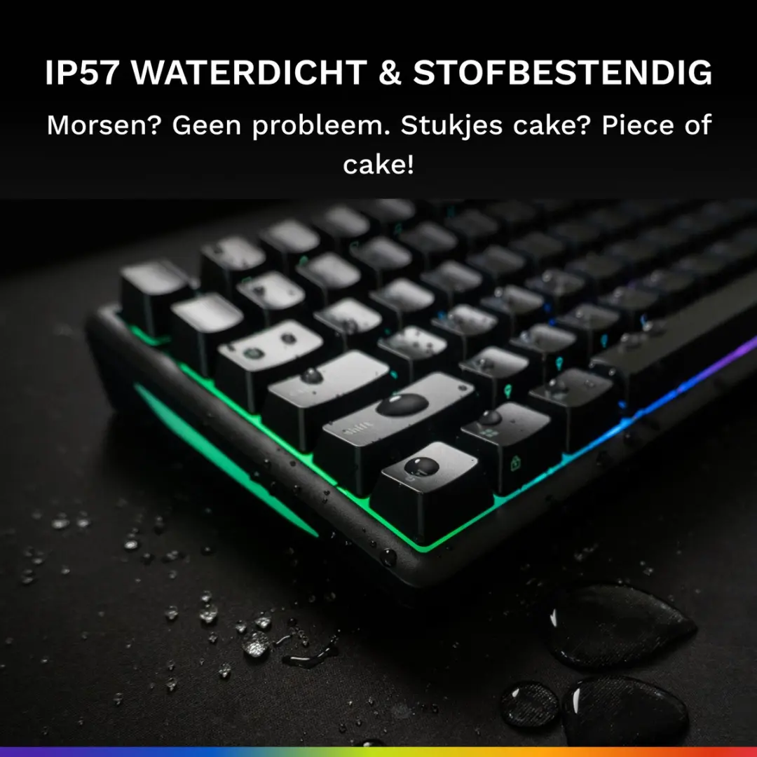 Glorious GMBK75-BLK-US Toetsenbord 75% - Zwart