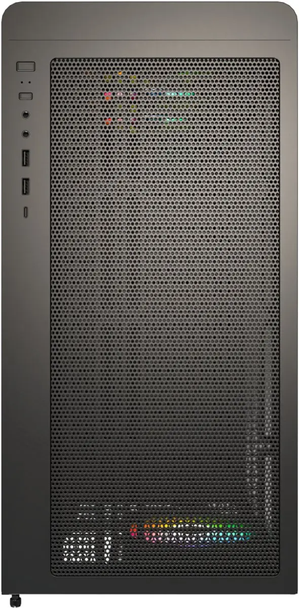 Montech XR Wood Midi Tower - Zwart