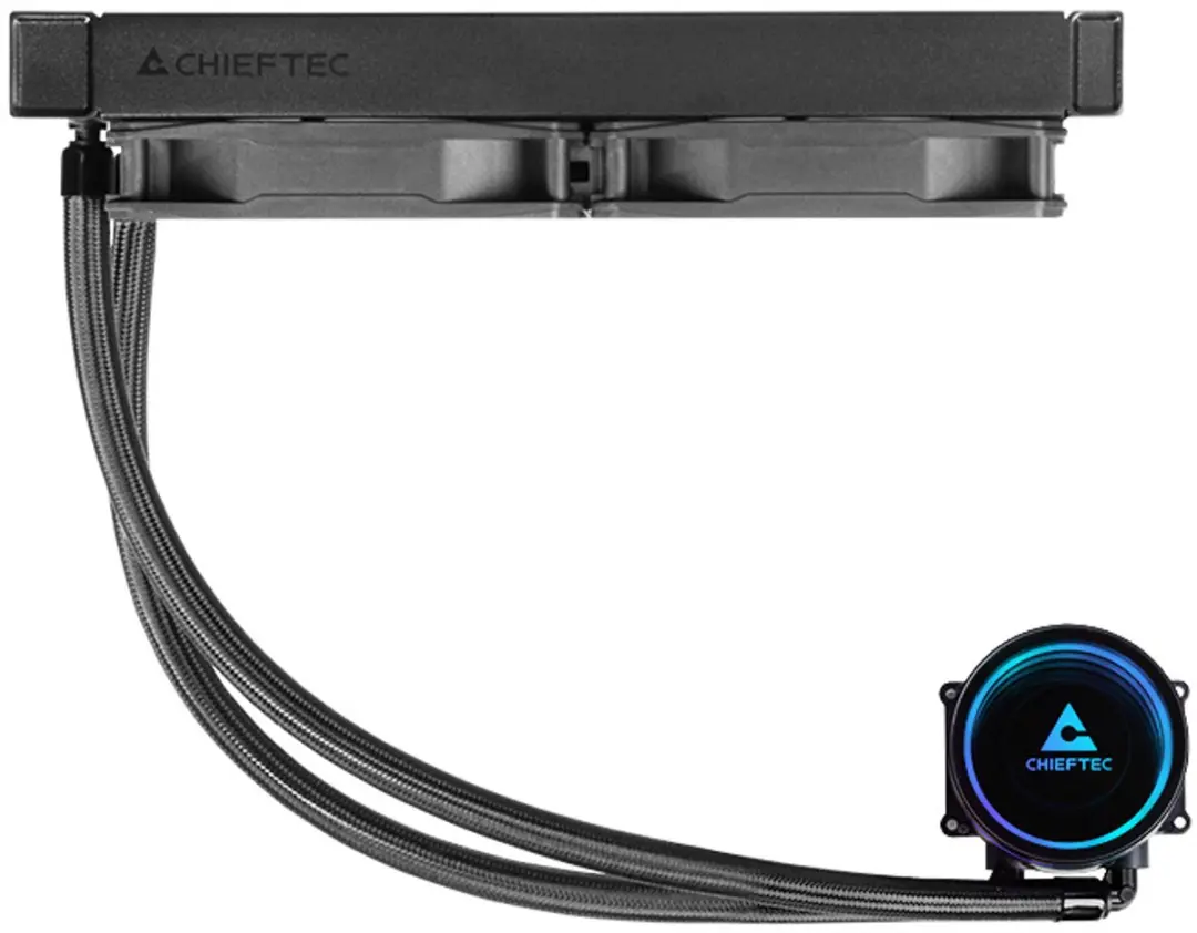 Chieftec Iceberg 240 CLC-240-RGB Waterkoeling - 2x120mm PWM - Zwart