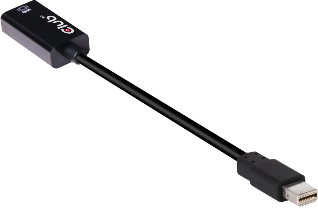 Club3D CAC-1180 Mini DisplayPort naar HDMI 2.0b Kabel - Zwart