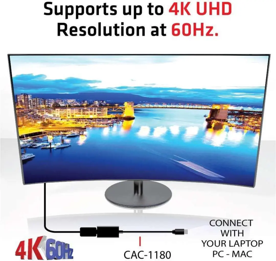 Club3D CAC-1180 Mini DisplayPort naar HDMI 2.0b Kabel - Zwart