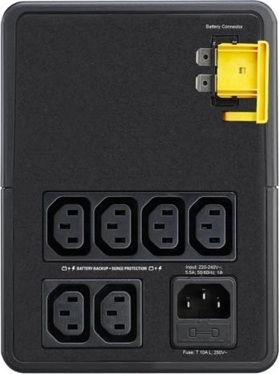 APC Easy UPS BVX2200LI 1200W - 6 Stopcontacten - Zwart