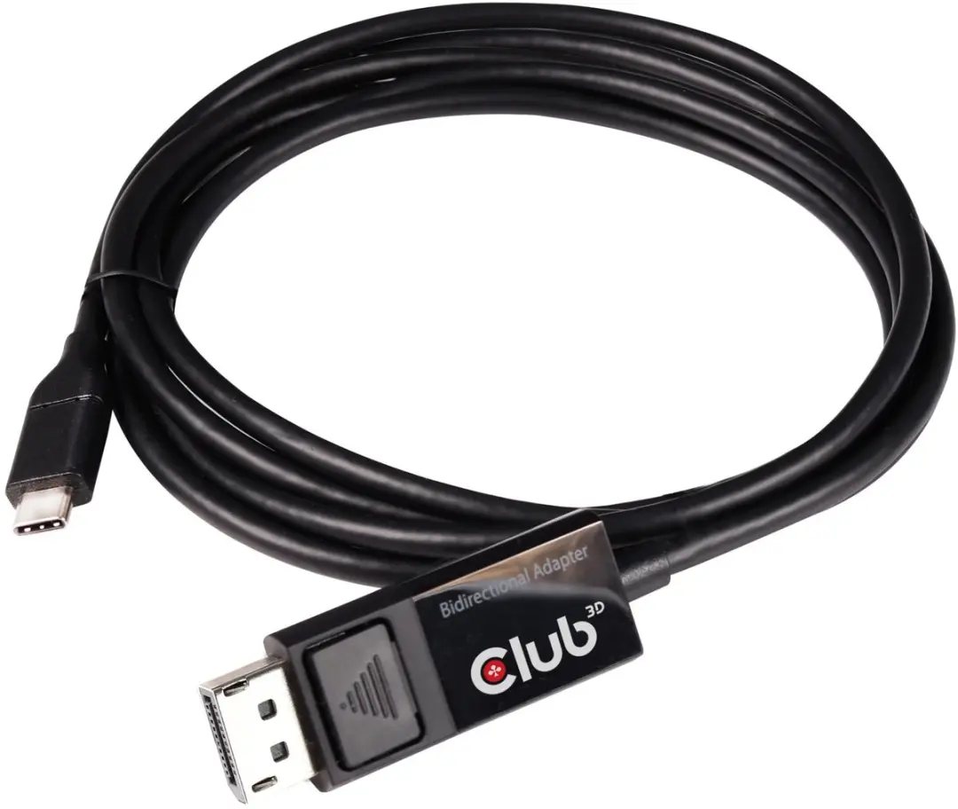 Club 3D USB-C naar DisplayPort 1.4 Kabel 8K60Hz 1,8m - Zwart - afbeelding 6 van 6