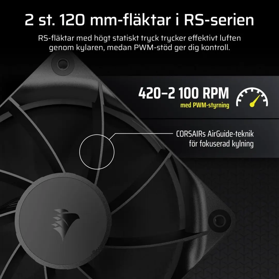 Corsair Nautilus 240 RS LCD Vloeistofkoelset - Zwart