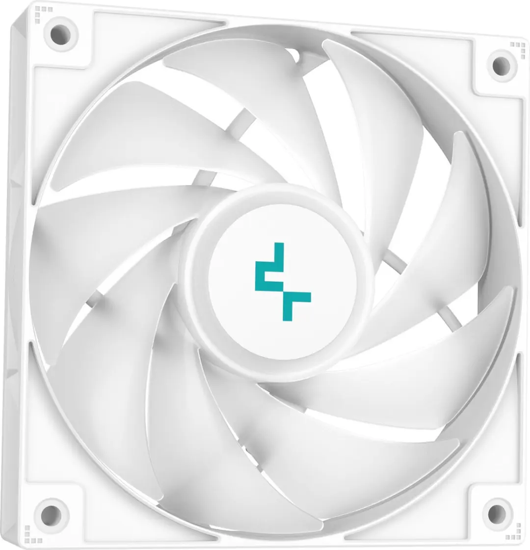 DeepCool LS520 SE WH Vloeistofkoelsysteem - 240mm Radiator - 2x ARGB PWM Ventilatoren - Wit