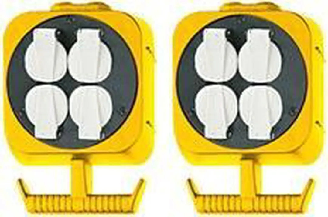 Brennenstuhl 1151760 Energieblok Pendelstroomverdeler - 4 Stopcontacten - 3500W