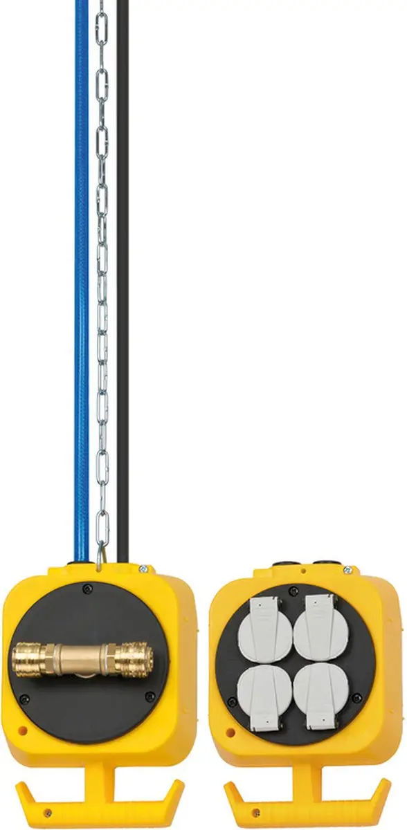 Brennenstuhl 1151760 Energieblok Pendelstroomverdeler - 4 Stopcontacten - 3500W