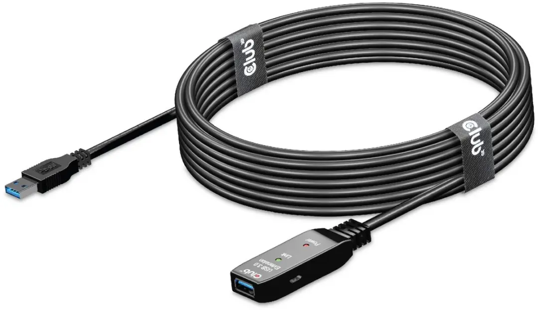 CLUB3D CAC-1404 USB 3.2 Gen1 Actieve Repeaterkabel 5m - Zwart